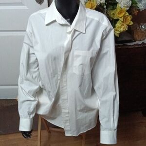George Men's White Dress Shirt